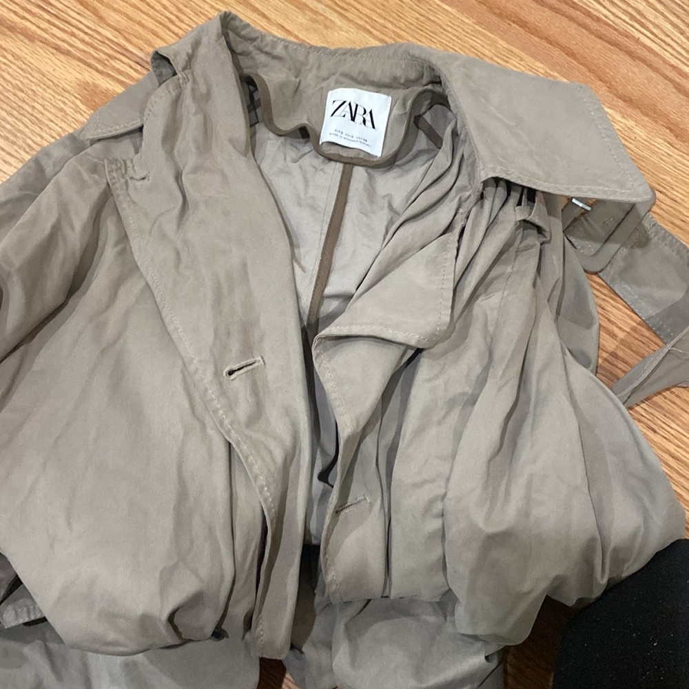Zara Classic Women's Trench Coat - Picture 17 of 17